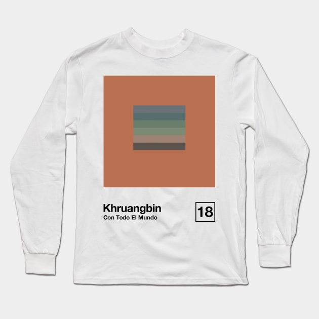 Con Todo El Mundo / Minimalist Style Graphic Design Art Long Sleeve T-Shirt by saudade